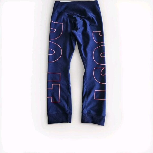 Nike Leggings Womens XS Lot of 2 Dri-Fit Swoosh Spell Out JDI Cropped Stretch - Picture 9 of 16